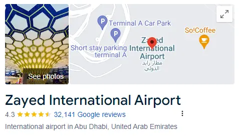 Abu Dhabi International Airport Assistance 