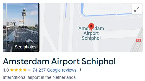 Amsterdam International Airport Assistance 