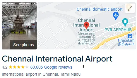 Chennai International Airport Assistance  