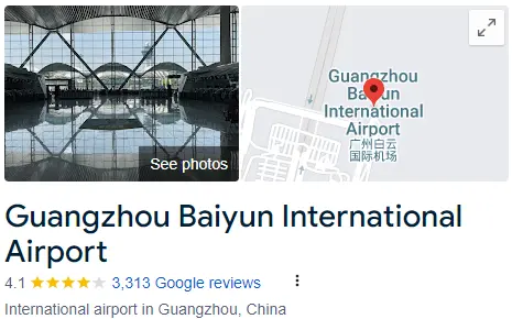 Guangzhou Baiyun International Airport Assistance 