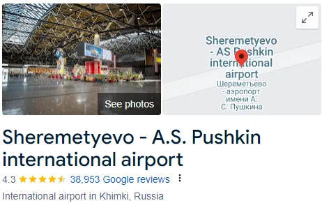 Moscow International Airport Assistance