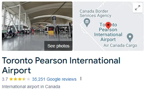 Toronto International Airport Assistance 