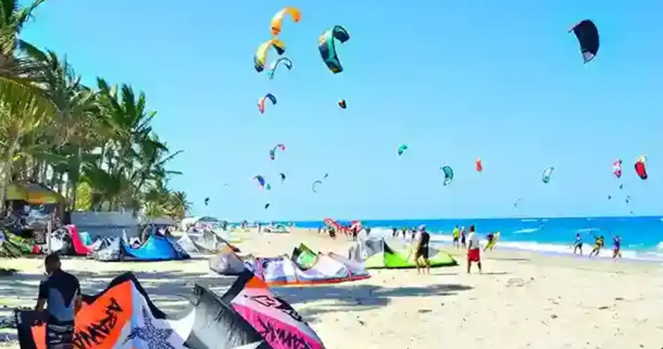 Kite Beach in Cabarete Kite Beach in Cabarete